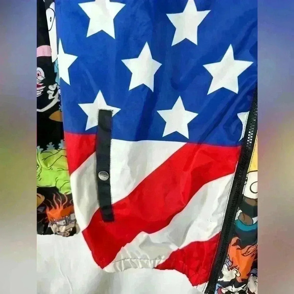 Vintage Unisex Members Only Nickelodeon Full Zip Hooded Character Jacket - Picture 4 of 13